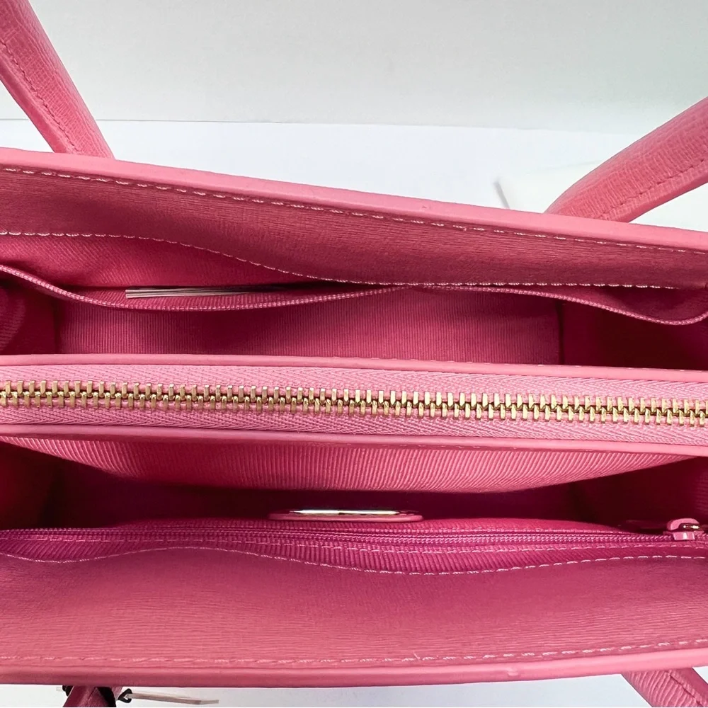 FURLA Handbag Tote Bag with strap pink color - Picture 15 of 17